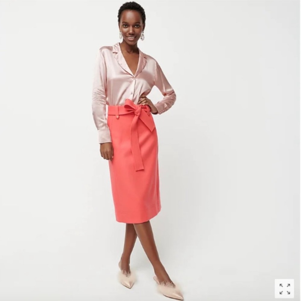 J.Crew like new Double Serge Wool Skirt, 10